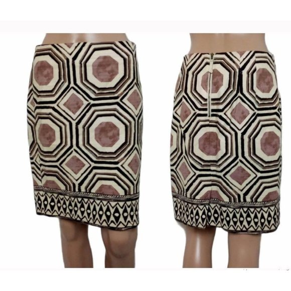 Ann Taylor Loft Dresses & Skirts - Loft Geometric Tribal Pencil Skirt